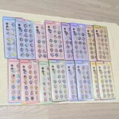 【即日発送・新品】全8種フルコンプ×2枚ずつ／ちいかわ　キラコロおはじきシール