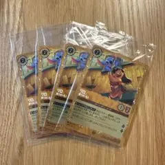 リロSRプロモ未開封4枚　ロルカナ　大いなるアズライト