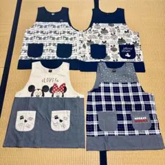 ミッキーマウス エプロン M～L 4枚セットのサムネイル