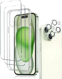 2+2+1セット iPhone 15 Plus 専用 クリアケース フィルム