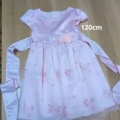 マザーウェイズ 刺繍 ピンクドレス　120cm motherways 発表会