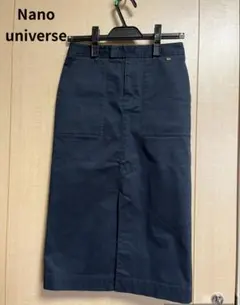 Nano universe ネイビー タイトスカート　　36
