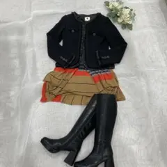 セット売り☆ブージュルード　ノーカラージャケット　スカート