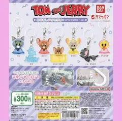 トムとジェリー ガチャガチャ めじるしアクセサリー ロゴ