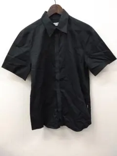 (6)MOSCHINO JEANS ブラック 半袖シャツ Mのサムネイル