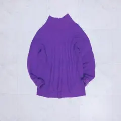 バンヤードストーム ウール カシミヤ混 タートルネック オーバー ニット