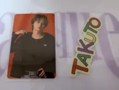 MAZZEL ランダムフォトカード・ステッカーセット TAKUTO