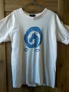 ドラゴン刺繍 Tシャツ 半袖 薄ピンク