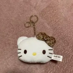 ハローキティ ヒョウ柄 マスコットチャーム キーホルダー おまけ付き