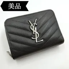 ◇サンローラン◇403723/レザー/YSLロゴ/二つ折り/財布のサムネイル