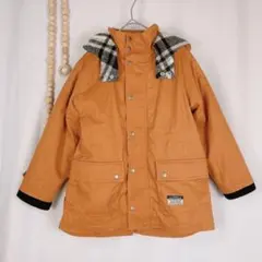 breeze 4wayモッズコート ライナー付 130 オレンジ 紺.1693