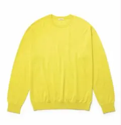 cash&barba モンゴリアンカシミヤ エルボーパッチ クルーネック - メルカリ