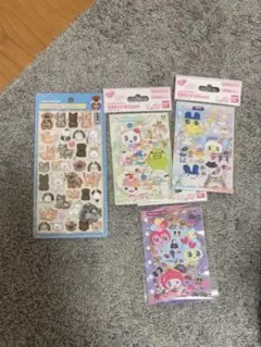 【正規品】ボンボンドロップシール 和柄 和犬　たまもりしーる　セット