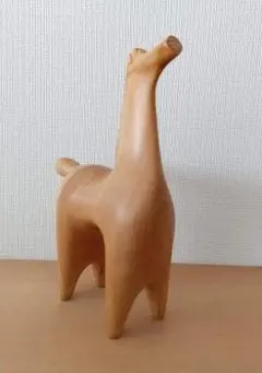 木彫りのウマ ウマとのかかわり 手彫り インテリア ハンドメイド