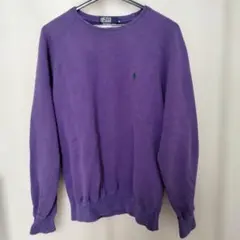 Polo by Ralph Lauren 紫 クルーネック トレーナー M