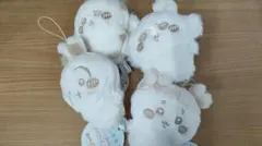 ② ちいかわ ぬいぱれっと ミルク色 マスコット② ４種コンプセット