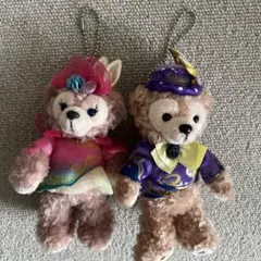 ディズニーぬいぐるみバッジ　ダッフィー イースター　仮装