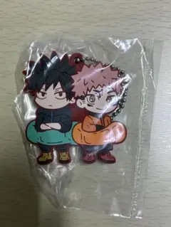 呪術廻戦 伏黒恵 虎杖悠仁 ラバーストラップ