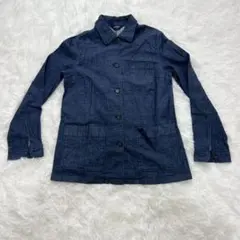 【a0069】オールドユニクロ 希少 デニムシャツジャケット M ポケット付き