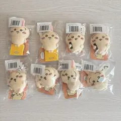 うさぎだらけくじ E賞 ぬいぐるみバッジ コンプリート 6種類 8点セット