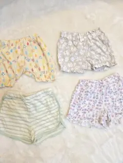 ルームウェア用ボトムス4点セット