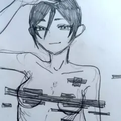 手描きオリジナルイラスト 原画