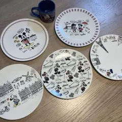 ディズニー　お皿セット　スーベニアカップ　まとめ売りのサムネイル