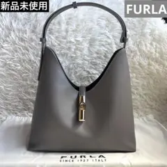 新品未使用　FURLA GOCCIA Mサイズ HOBO グレー　ハンドバッグ
