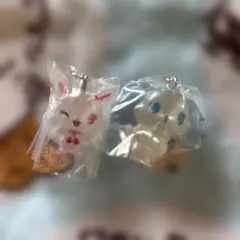 H*O様 ジュエルペット めじるしアクセサリー キラキラオーロラver. 2種