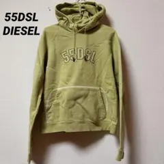 【古着】55DSL DIESEL オリーブグリーン パーカー M