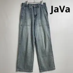 JaVa×クラシカルエルフ デニムパンツ ヴィンテージ加工 Mのサムネイル