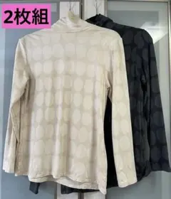 ユニクロ　マリメッコ　ヒートテックタートルネックT 2枚組　3XL