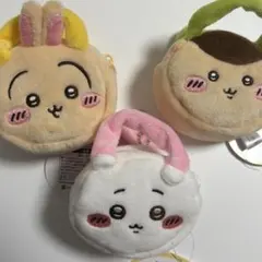 ちいかわ ぬいふわトートミニ3個セット　ちいかわうさぎくりまんじゅう