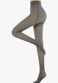 発熱タイツ 新品 タイツ グレータイツ 防寒 裏起毛 美脚 フェイクタイツ