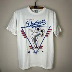 野茂英雄投手のロサンゼルス・ドジャース時代のヴィンテージTシャツ