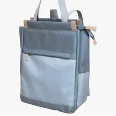 2way トート リュック 3層 大容量 撥水 自立 A4 PC収納 グレー