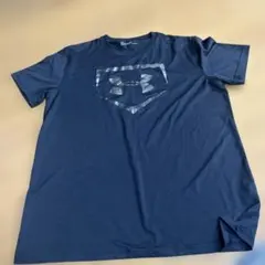 Under Armour HeatGear ネイビー Tシャツ XL