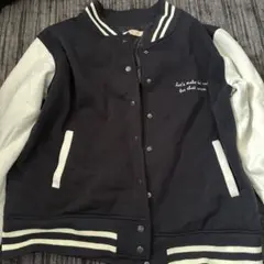 OLIVE des OLIVE スタジャン ブラック/ホワイト