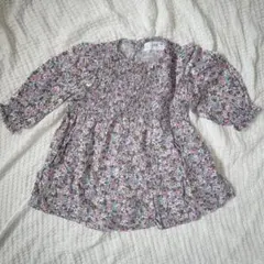 ZARA ベビー ワンピース 花柄 80cm