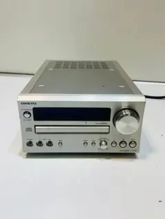 ONKYO CR-D2 VLCDレシーバー(動作品) 美品 ONKYO CR-D2 オンキョー CDレシーバー シルバー リモコン