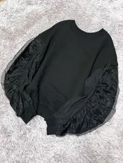 ✨未使用級✨ FURFUR ファーファー チュールレイヤードプル ブラック 
