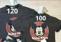 ミッキーマウス Tシャツ 100cm 120cm