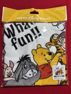 新品未使用　ディズニーランド　プーさん タオル