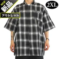 アウトレット SUNNY DAY 半袖シャツ【2X】ウエストコースト チカーノ黒