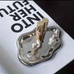 ジュエリーオーガナイザー ジュエリー収納トレイ シルバー