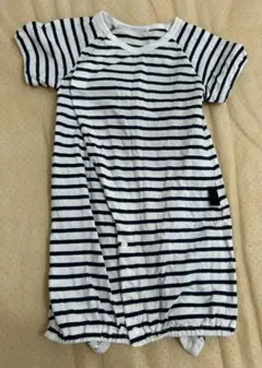 ストライプロンパース 50-60cm