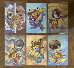 新品　ポケモン化石博物館　ポストカード　限定　コンプ　６種　ポケモン　ピカチュウ