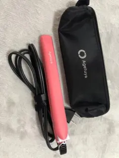 アゲツヤ AGETSUYA PORTABLE MINI IRON コーラルピンク
