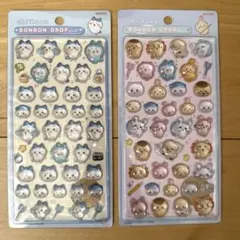 【正規品】ちいかわ ボンボンドロップシール　ハチワレ、みんな2枚セット
