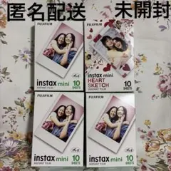 FUJIFILM instax mini フィルム チェキフイルム40枚　ハート